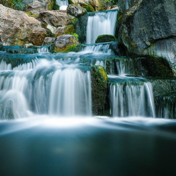 waterfall at daytime